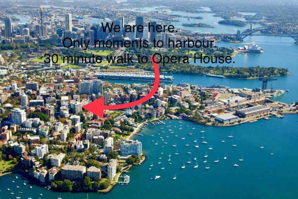 Апартаменты Harbourside Style, 2 Bed, A/C, Pool -Elizabeth Bay Сидней Экстерьер фото